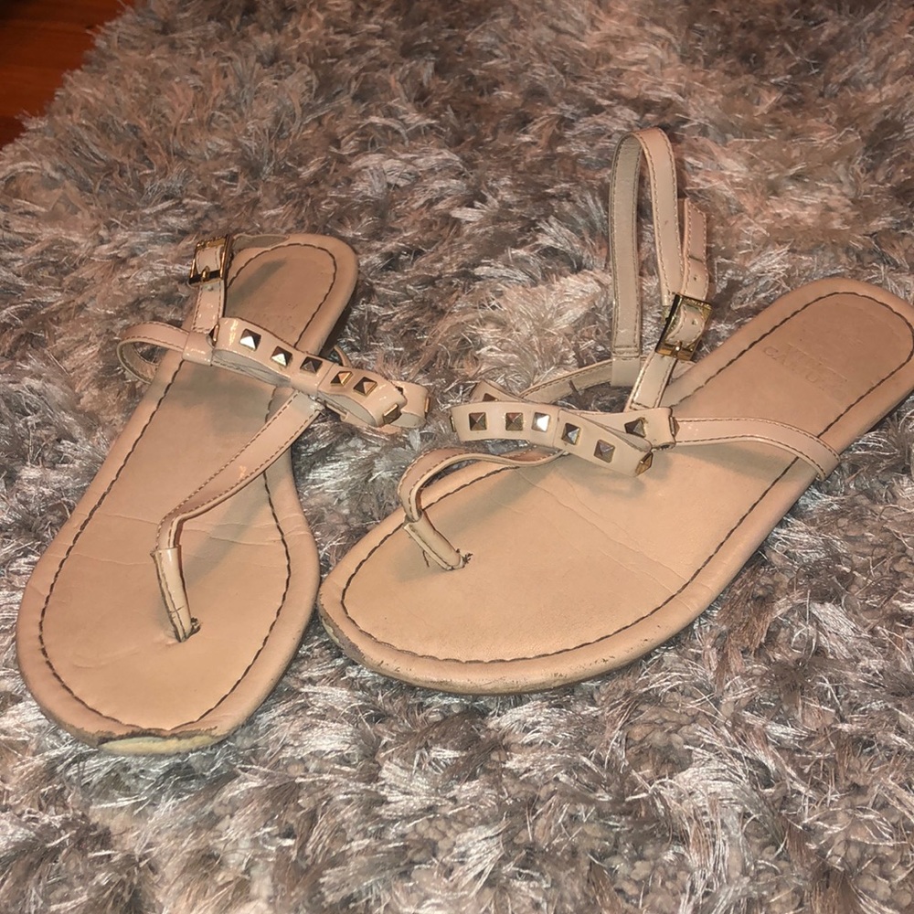 Tan sandals